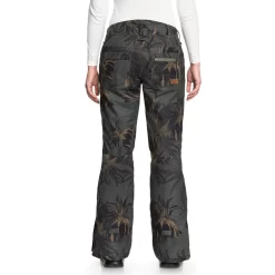 Roxy Nadia Printed Skihose Four Leaf Clover/Swell Flowers Damen -Snowboard Ausrüstung Geschäft roxy nadia printed erjtp03070 gph2 03 grossSxknXIoHRDBKB