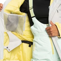 Roxy Ravine Skijacke Grey/Türkis Damen -Snowboard Ausrüstung Geschäft roxy ravine jacket erjtj03392 sfv0 03 gross