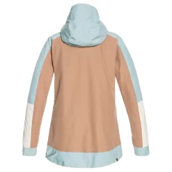 Roxy Ravine Schneejacke Stone Blue Damen -Snowboard Ausrüstung Geschäft roxy shelter jacket erjtj03336 bhy0 04 gross