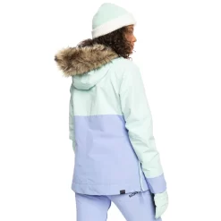 Roxy Shelter Skianorak Fair Aqua Damen -Snowboard Ausrüstung Geschäft roxy shelter jacket erjtj03370 bdy0 02 gross