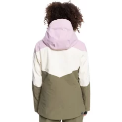 Roxy Winter Haven Skijacke Burnt Olive Damen -Snowboard Ausrüstung Geschäft roxy winter haven jacket erjtj03342 gpz0 02 gross