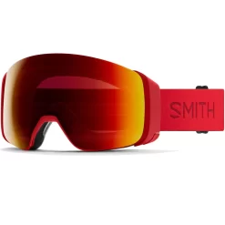 Smith 4D MAG Brille Mit Magnetischer Scheibe Lava/CP Sun Red Mirror + Storm Yellow Damen, Herren