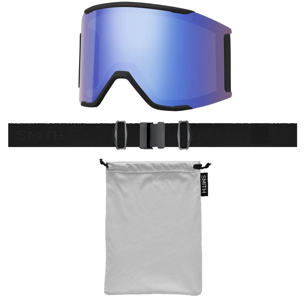 Smith Squad MAG Skigoggle Blackout/CP Sun Black Storm Blue Sensor Damen, Herren 2 Smith Squad MAG Skigoggle Blackout/CP Sun Black Storm Blue Sensor Damen, Herren - Image 2
