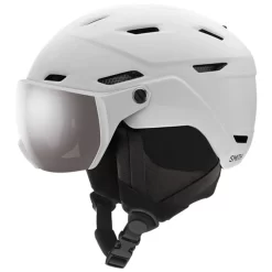 Smith Survey Schneehelm Matte White/CP Sun Platinum Mirror Damen, Herren