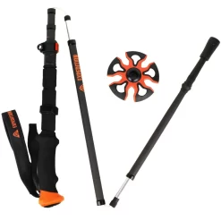 Union Carbon Poles Teleskopstöcke Orange Damen, Herren