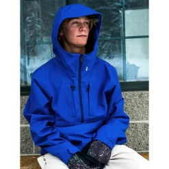 Volcom Brighton Pullover Snowboardjacke Bright Blue Herren -Snowboard Ausrüstung Geschäft volcom brighton pullover g652210 bbl 03 gross