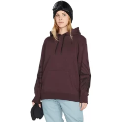 Volcom Costus Kapuzenpullover Black Plum Damen 7 Volcom Costus Kapuzenpullover Black Plum Damen -Snowboard Ausrüstung Geschäft volcom costus pullover fleece h4152305 bpm 02 gross