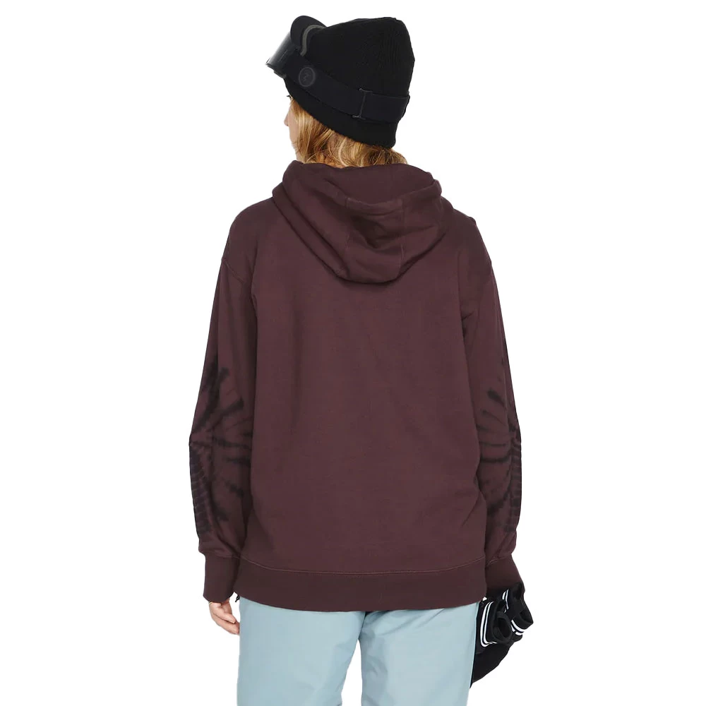 Volcom Costus Kapuzenpullover Black Plum Damen 4 Volcom Costus Kapuzenpullover Black Plum Damen - Image 4