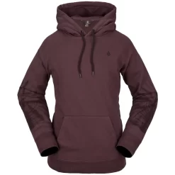 Volcom Costus Kapuzenpullover Black Plum Damen