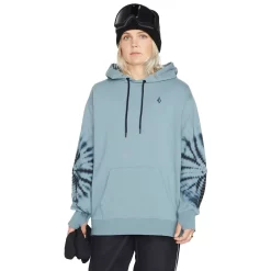 Volcom Costus Pullover Green Ash Damen -Snowboard Ausrüstung Geschäft volcom costus pullover fleece h4152305 gah 02 gross