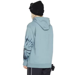 Volcom Costus Pullover Green Ash Damen -Snowboard Ausrüstung Geschäft volcom costus pullover fleece h4152305 gah 03 gross