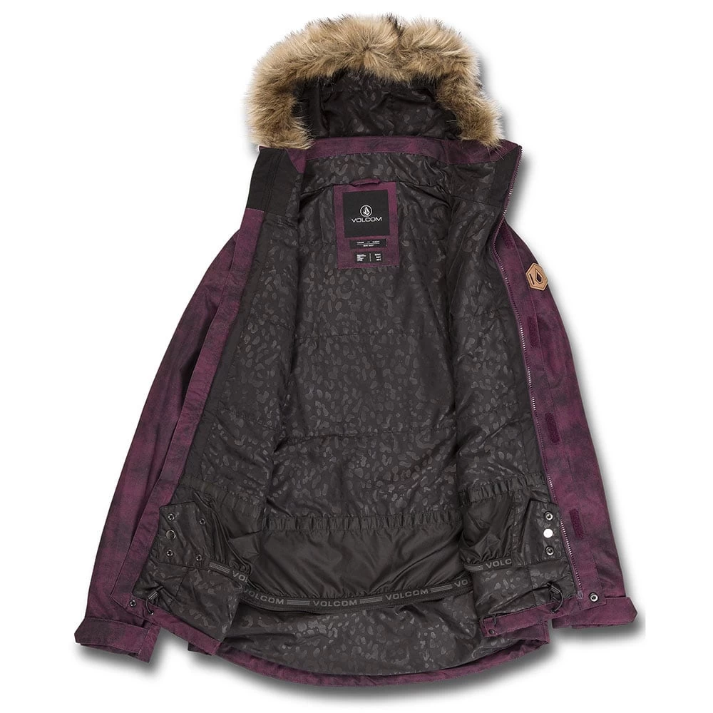 Volcom Fawn Insulated Skijacke Acid Merlot Damen 2 Volcom Fawn Insulated Skijacke Acid Merlot Damen - Image 2