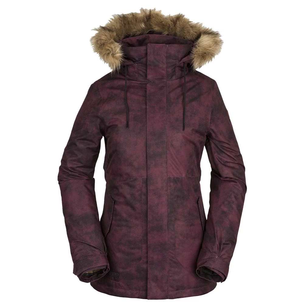 Volcom Fawn Insulated Skijacke Acid Merlot Damen 1 Volcom Fawn Insulated Skijacke Acid Merlot Damen