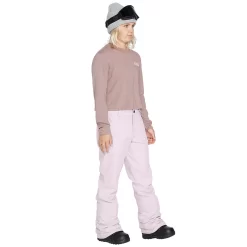 Volcom Hallen Snowboardhose Amethyst Smoke Damen -Snowboard Ausrüstung Geschäft volcom hallen pant h1352307 ams 06 gross